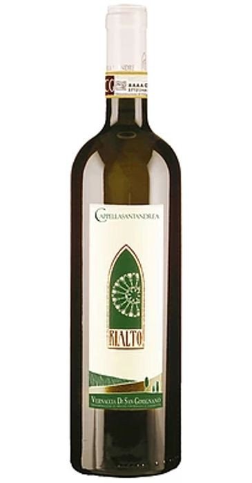 Cappella Sant'Andrea Vernaccia Rialto 2016 Vernaccia di San Gimignano DOCG  